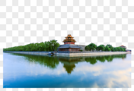 故宫角楼元素素材下载-正版素材401443794-摄图网