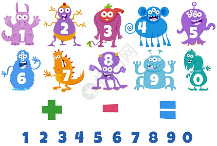 数字一到十图片_数字一到十素材_数字一到十高清图片_摄图网图片下载