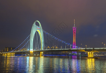 珠江新城夜景高清图片下载-正版图片501610489-摄图网