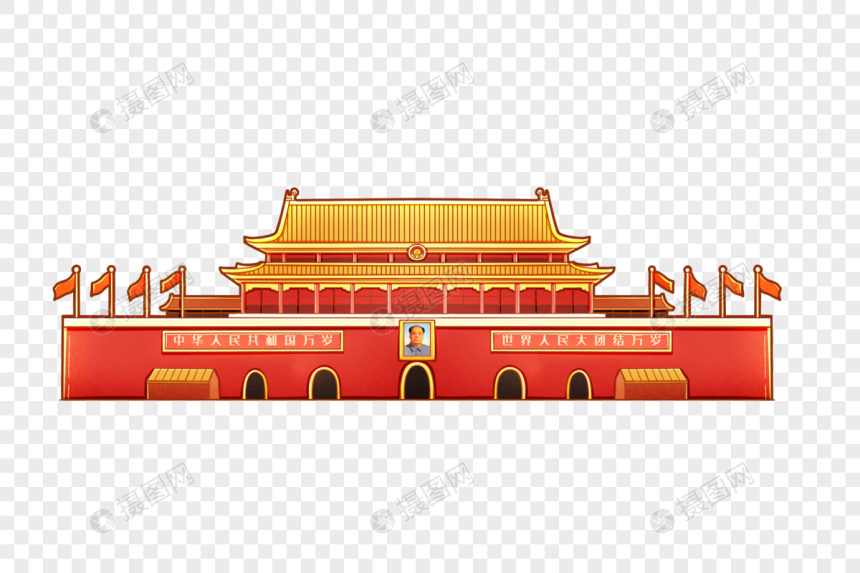 天安门元素素材下载-正版素材401998980-摄图网