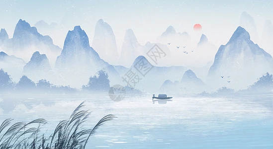 中国山水画图片_中国山水画素材_中国山水画高清图片_摄图网图片下载