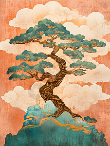七夕水墨画图片_七夕水墨画素材_七夕水墨画高清图片_摄图网图片下载_第