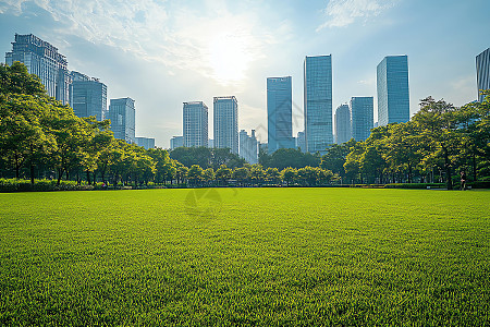 现代城市绿地风光高清图片下载-正版图片403766607-摄图网