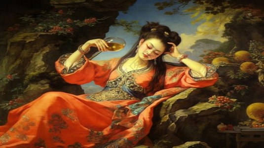 抽象的女性肖像 油彩画 女性抽象画图片_女性抽象画素材图片大全_摄图网