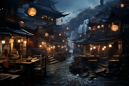 神秘的夜晚高清图片下载-正版图片600700921-摄图网