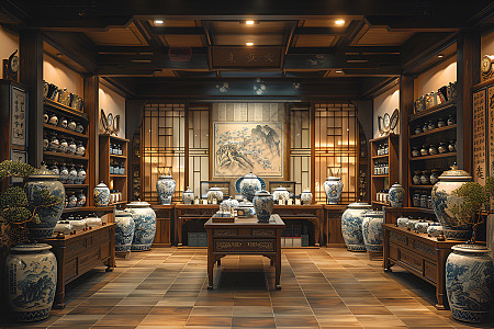 古香古色的中医草药店高清图片下载-正版图片601257882-摄图网