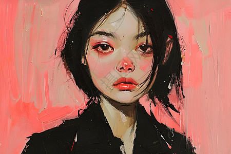 抽象油画人物图片_抽象油画人物素材_抽象油画人物高清图片_摄图网图片