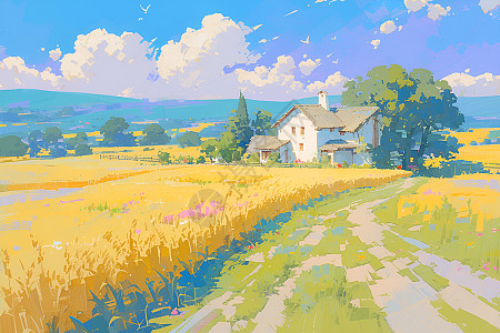 风景画油画图片_风景画油画素材图片大全_摄图网