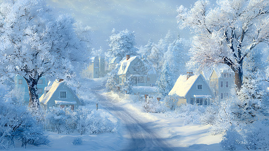 雪景色 油彩画 雪景油画图片_雪景油画素材_雪景油画高清图片_摄图网图片下载_第4页
