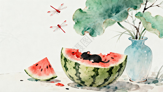 水彩静物画图片_水彩静物画素材_水彩静物画高清图片_摄图网图片下载