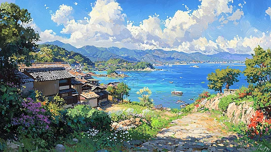 动漫风景画图片_动漫风景画素材_动漫风景画高清图片_摄图网图片下载_第2页