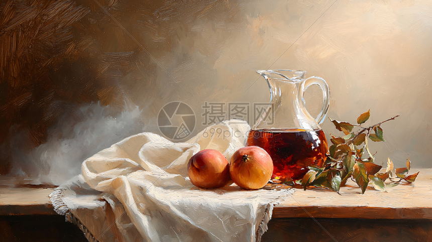 静物油画插画图片下载-正版图片700201248-摄图网