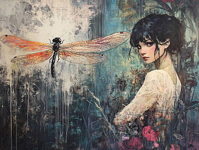 抽象人物油画图片_抽象人物油画素材_抽象人物油画高清图片_摄图网图片下载
