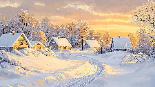 油画雪景图片_油画雪景素材_油画雪景高清图片_摄图网图片下载_第5页