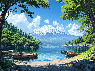 动漫风景画图片_动漫风景画素材_动漫风景画高清图片_摄图网图片下载_第4页