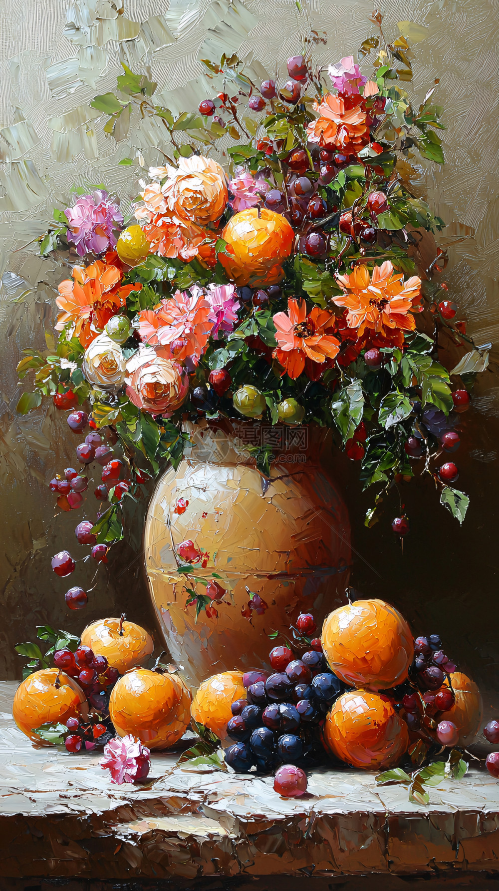 静物油画水果花卉插画图片下载-正版图片700681781-摄图网