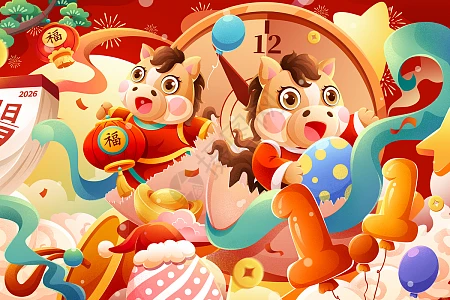 2026时钟图片_2026时钟素材_2026时钟高清图片_摄图网图片下载