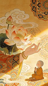 小和尚图片_小和尚素材_小和尚高清图片_摄图网图片下载_第2页