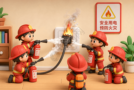 火灾卡通图片_火灾卡通素材_火灾卡通高清图片_摄图网图片下载