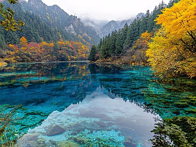 九寨沟美景高清图片下载-正版图片701034347-摄图网