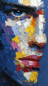 抽象人物油画图片_抽象人物油画素材_抽象人物油画高清图片_摄图网图片下载